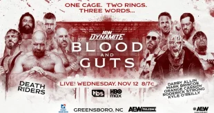 AEW Dynamite Live 11/12/25 – 12th November 2025 Blood & Guts - Conglomeration vs. Death Riders!