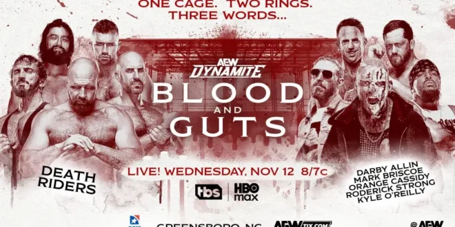 AEW Dynamite Live 11/12/25 – 12th November 2025 Blood & Guts - Conglomeration vs. Death Riders!