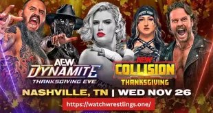 AEW Dynamite & Collision LIVE Stream 11/26/25 : Supershow Preview, Start Time & How to Watch 