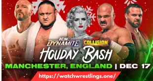 AEW Holiday Bash 12/17/25 - AEW Dynamite and Collision Live from Manchester