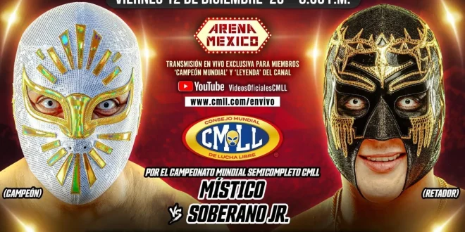 CMLL Viernes Espectacular 12/12/25 : Mistico vs Soberano Jr. & The Shocking Start of Gran Alternativa