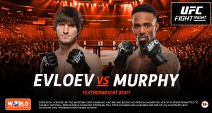 UFC Fight Night: Evloev vs. Murphy 3/21/26 - 21st March 2026 Complete Preview