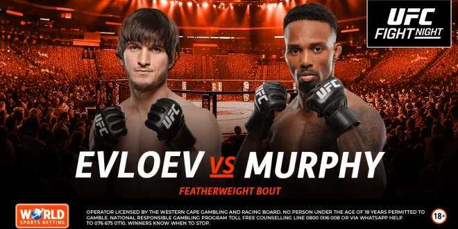 UFC Fight Night: Evloev vs. Murphy 3/21/26 - 21st March 2026 Complete Preview