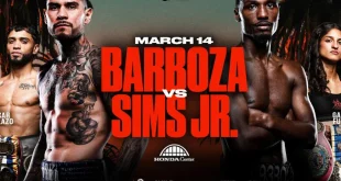Barboza Jr vs Sims Jr 3/14/26