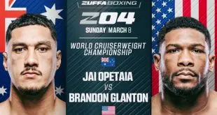 Zuffa Boxing Opetaia vs Glanton