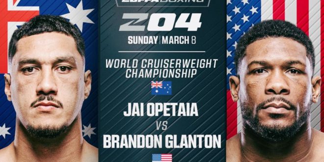 Zuffa Boxing Opetaia vs Glanton