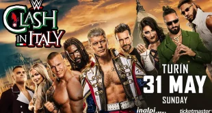 WWE Clash in Italy 2026 May 31 – 5/31/26