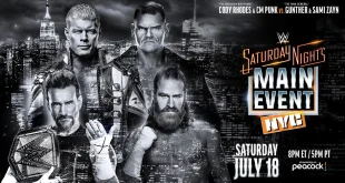 WWE Saturday Night’s Main Event 7/18/26 - July 18 2026