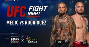 UFC Fight Night Medić vs Rodriguez 8/1/26 - August 1 2026