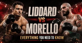 Liddard vs Morello 8/22/26 - August 22 2026 Fight 